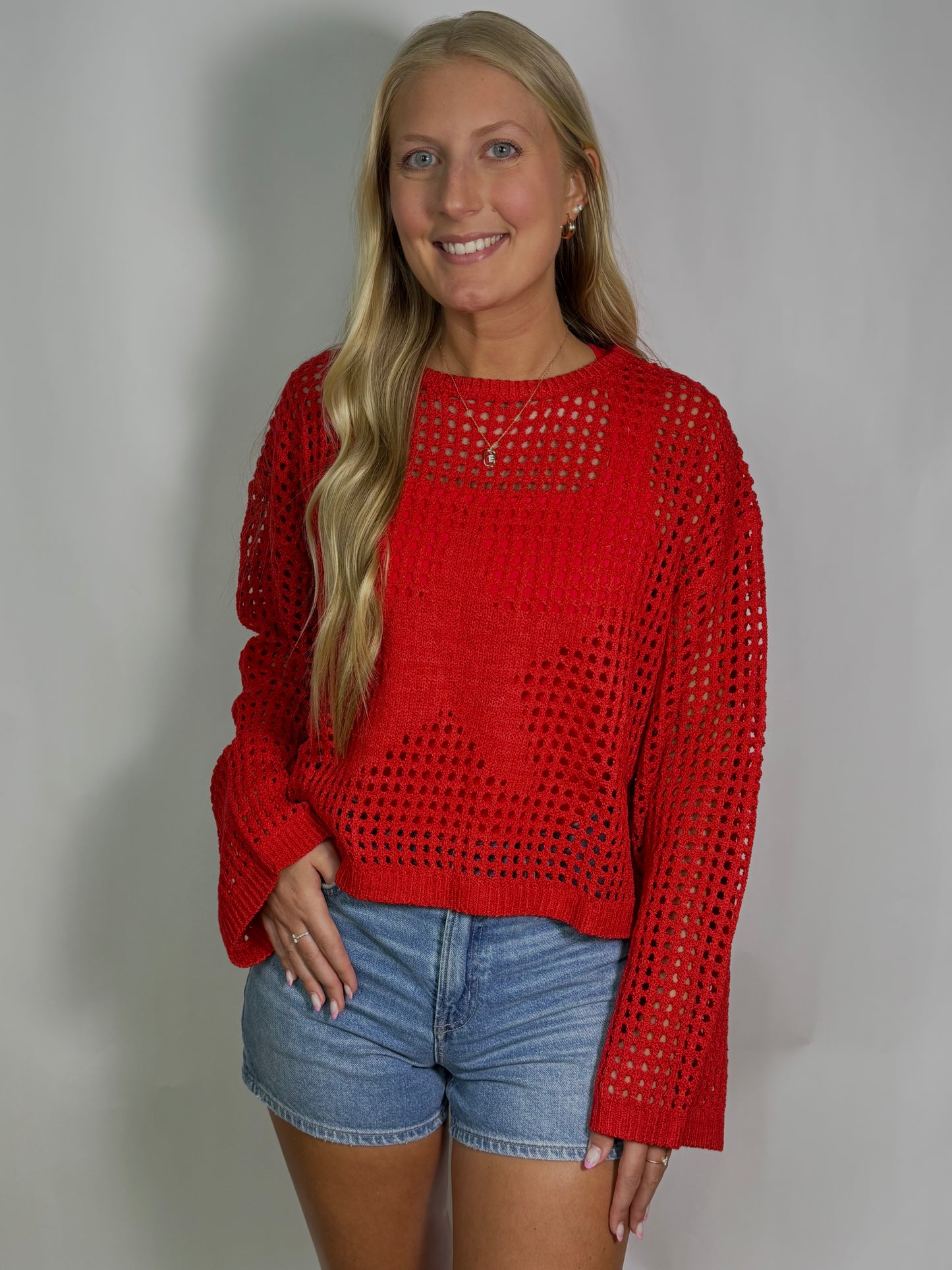 Star Spangled Crochet Top