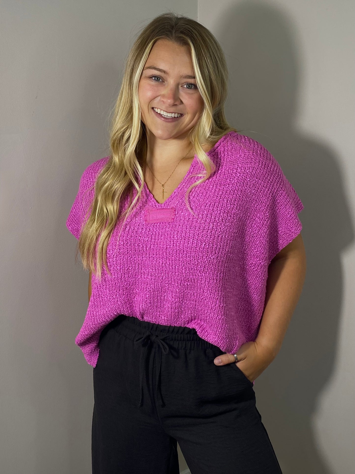 Mauve Timeless Short Sleeve Top