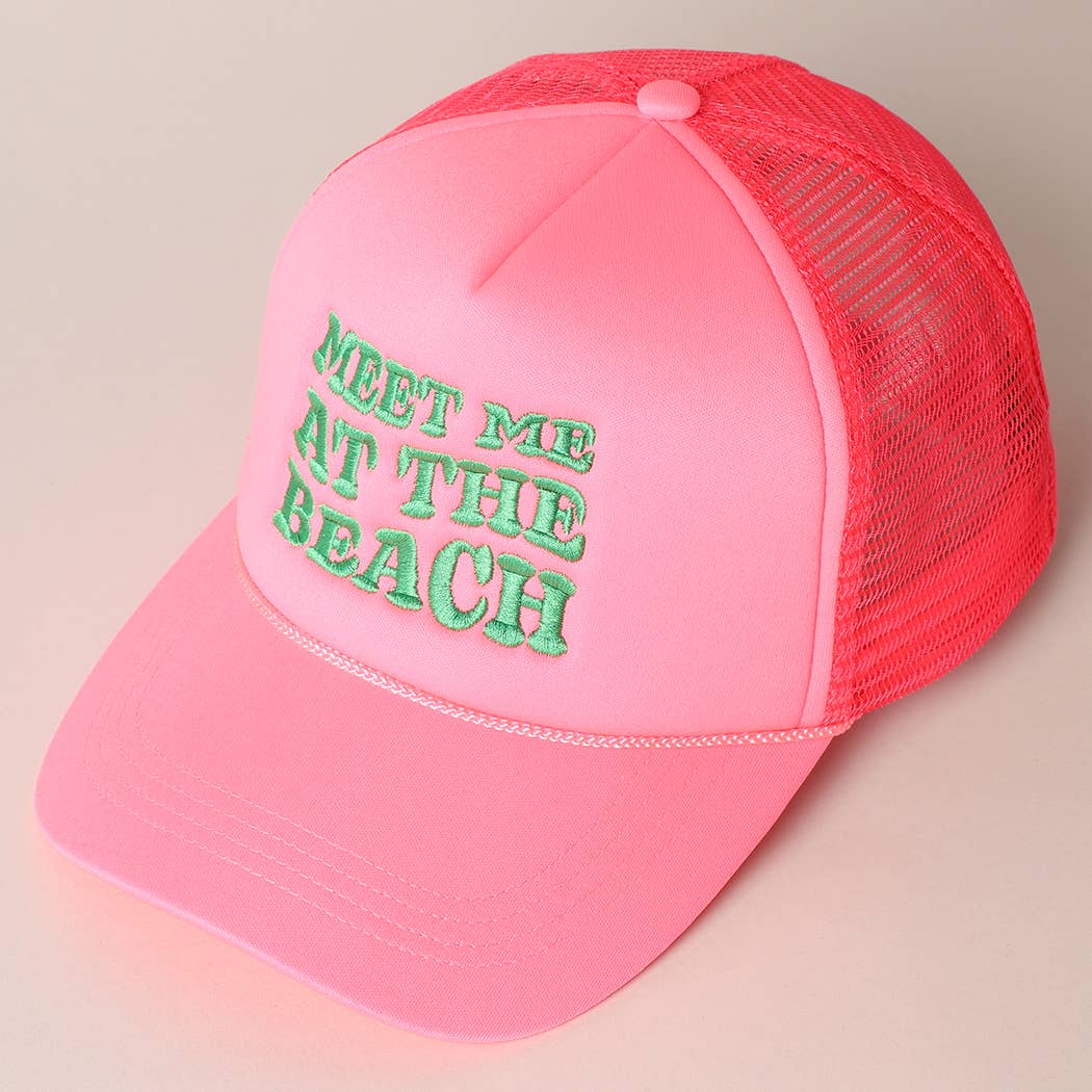 Meet Me At Beach Trucker Hat