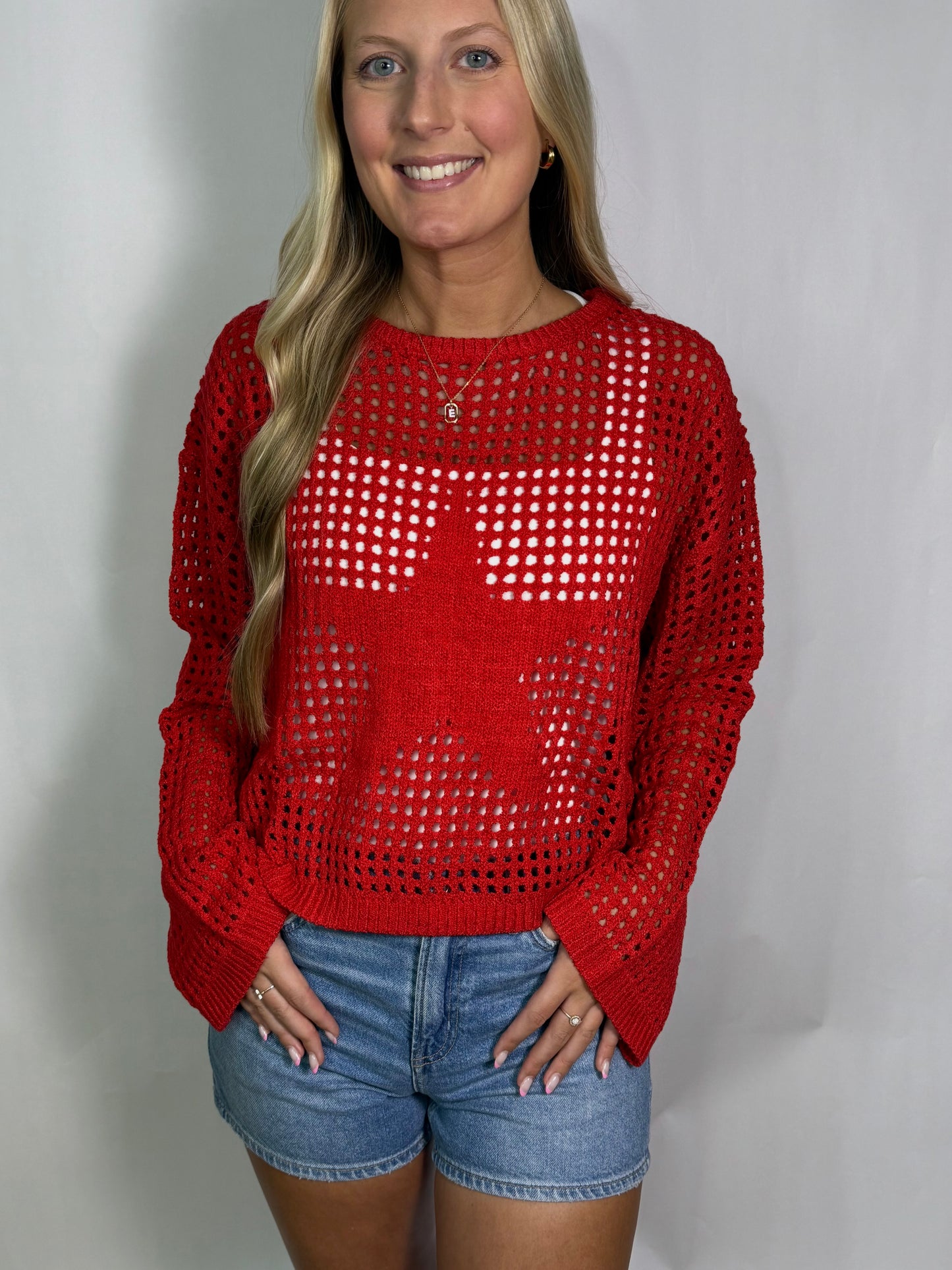 Star Spangled Crochet Top