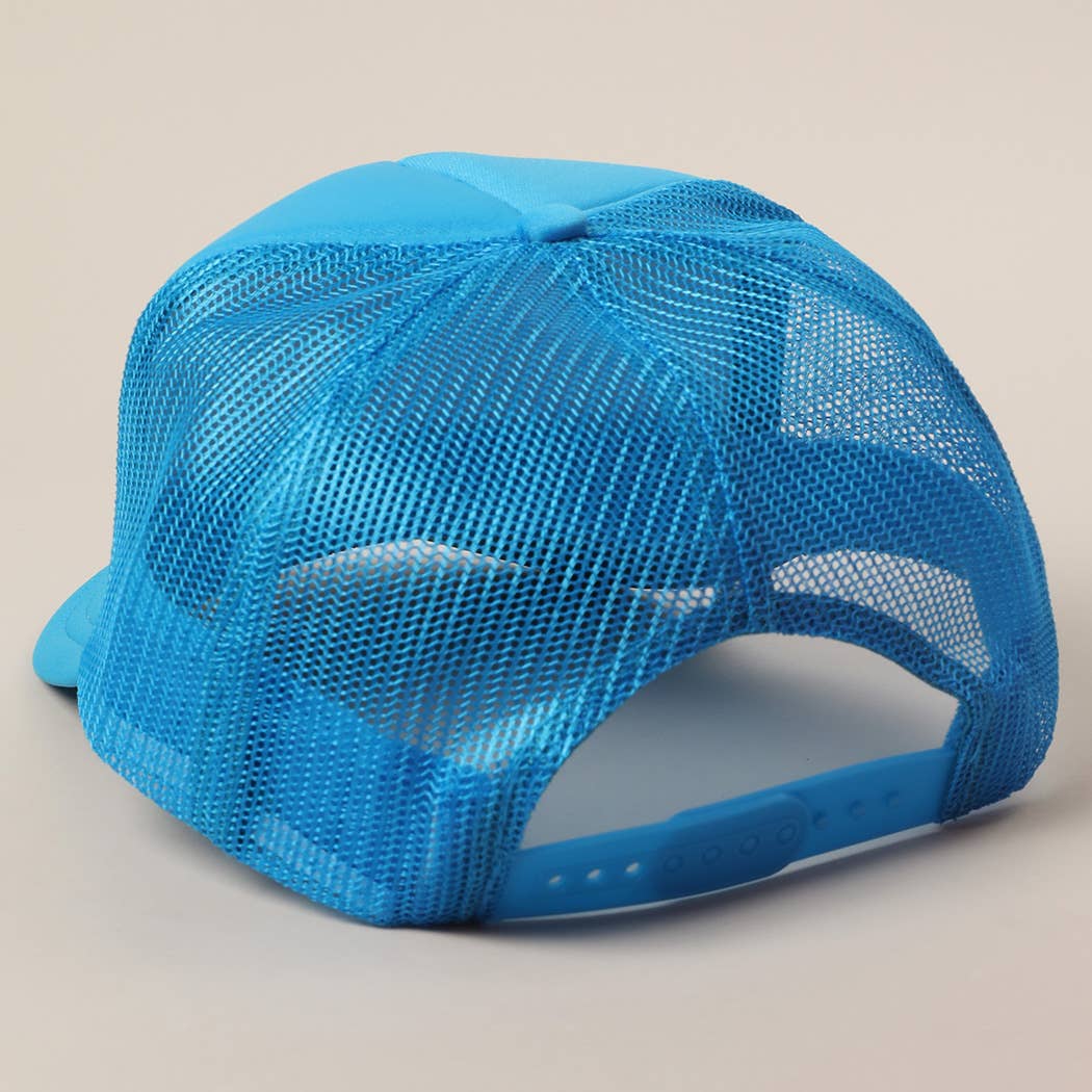 Life's Too Short, Drink Margs Text Mesh Back Trucker Hat
