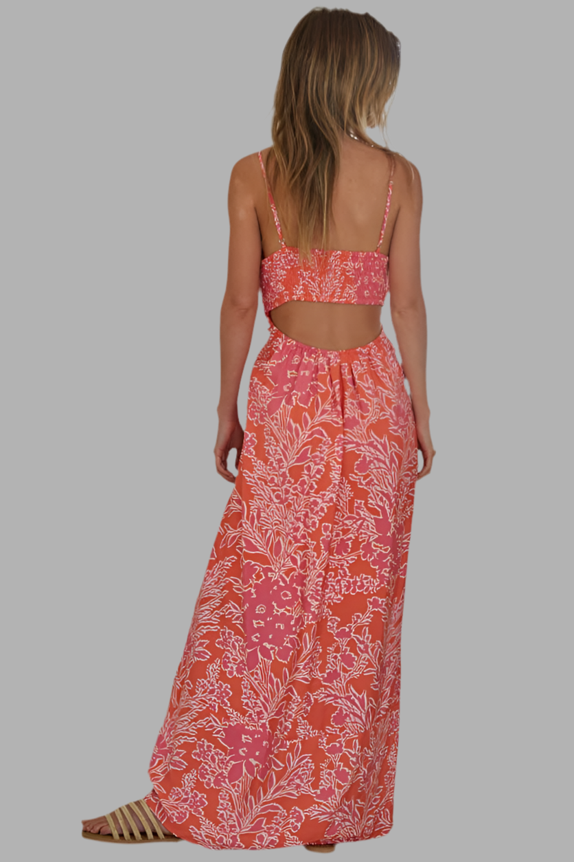 Wren Floral Print Maxi Dress