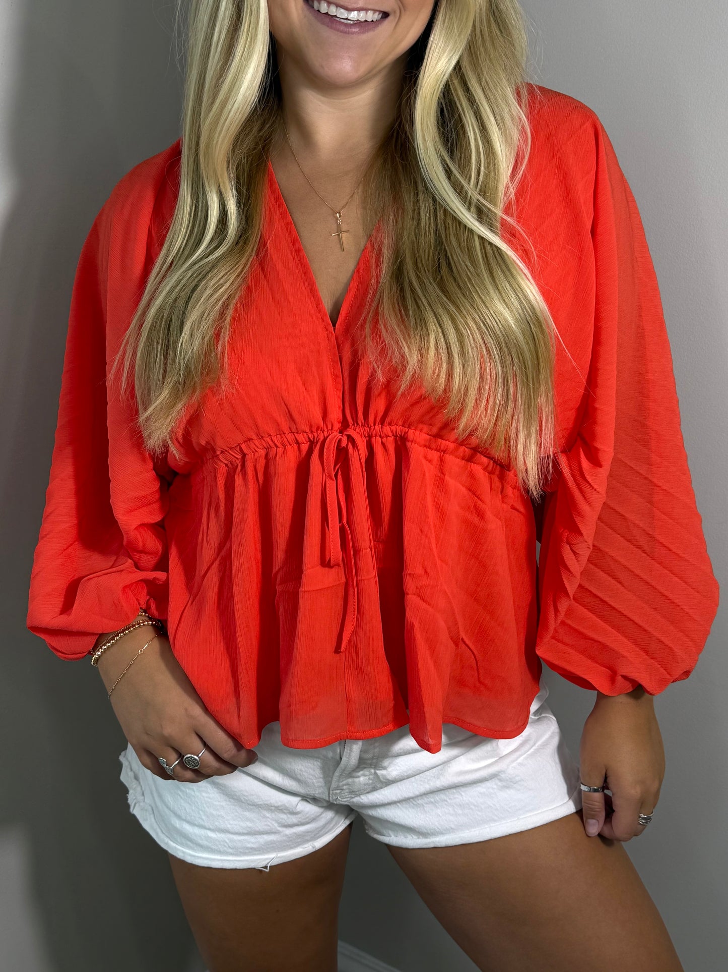 *LAST ONE* Cherry Skies Blouse