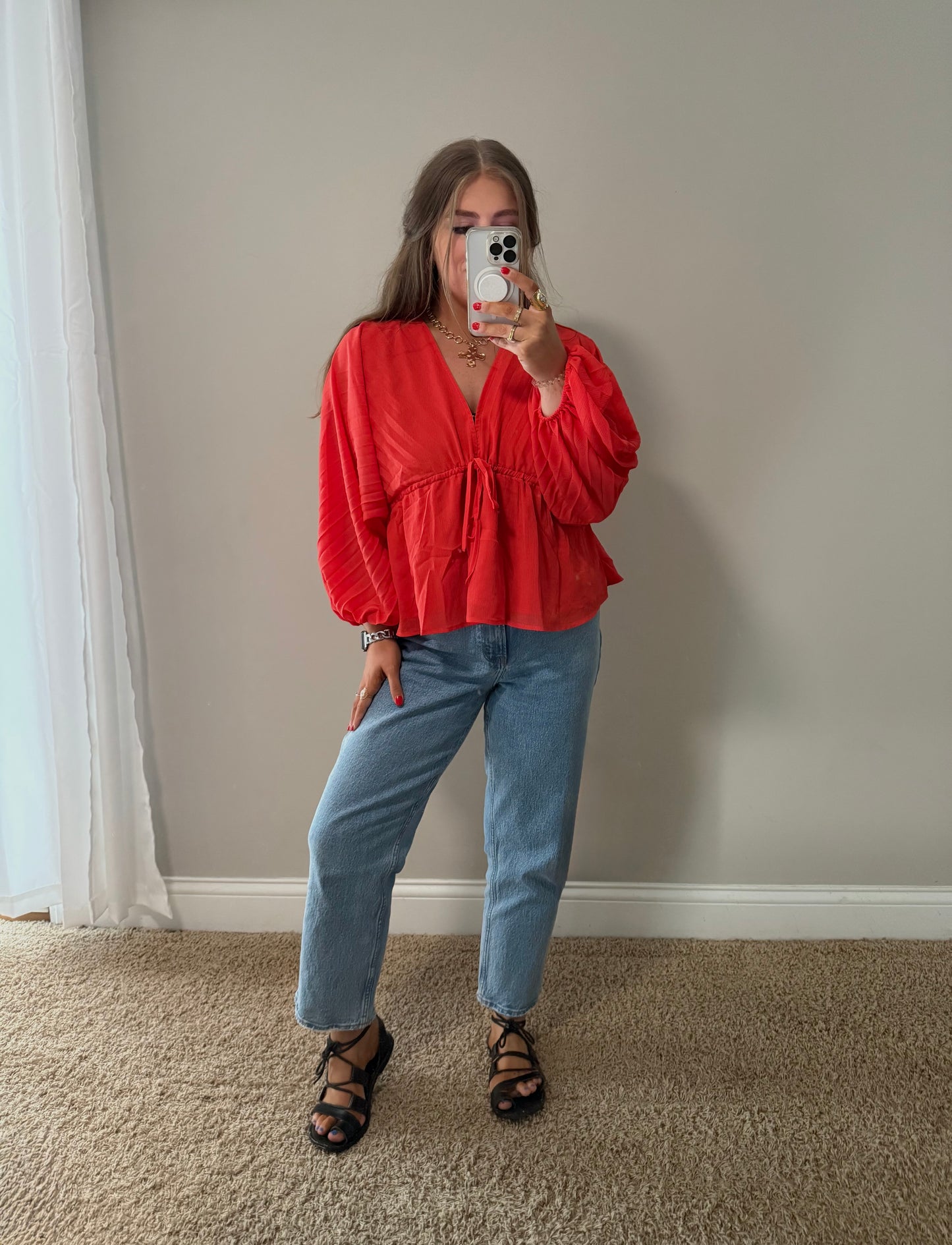 Cherry Skies Blouse