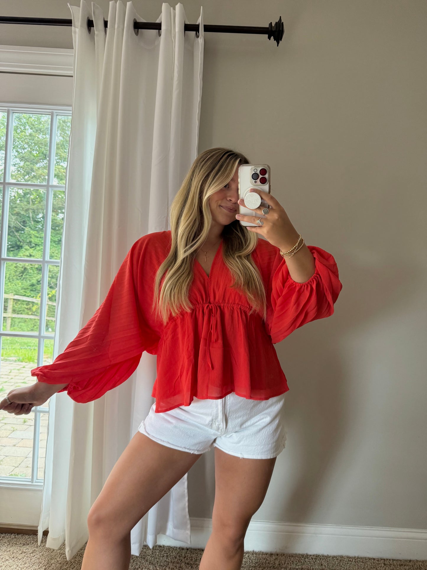 Cherry Skies Blouse