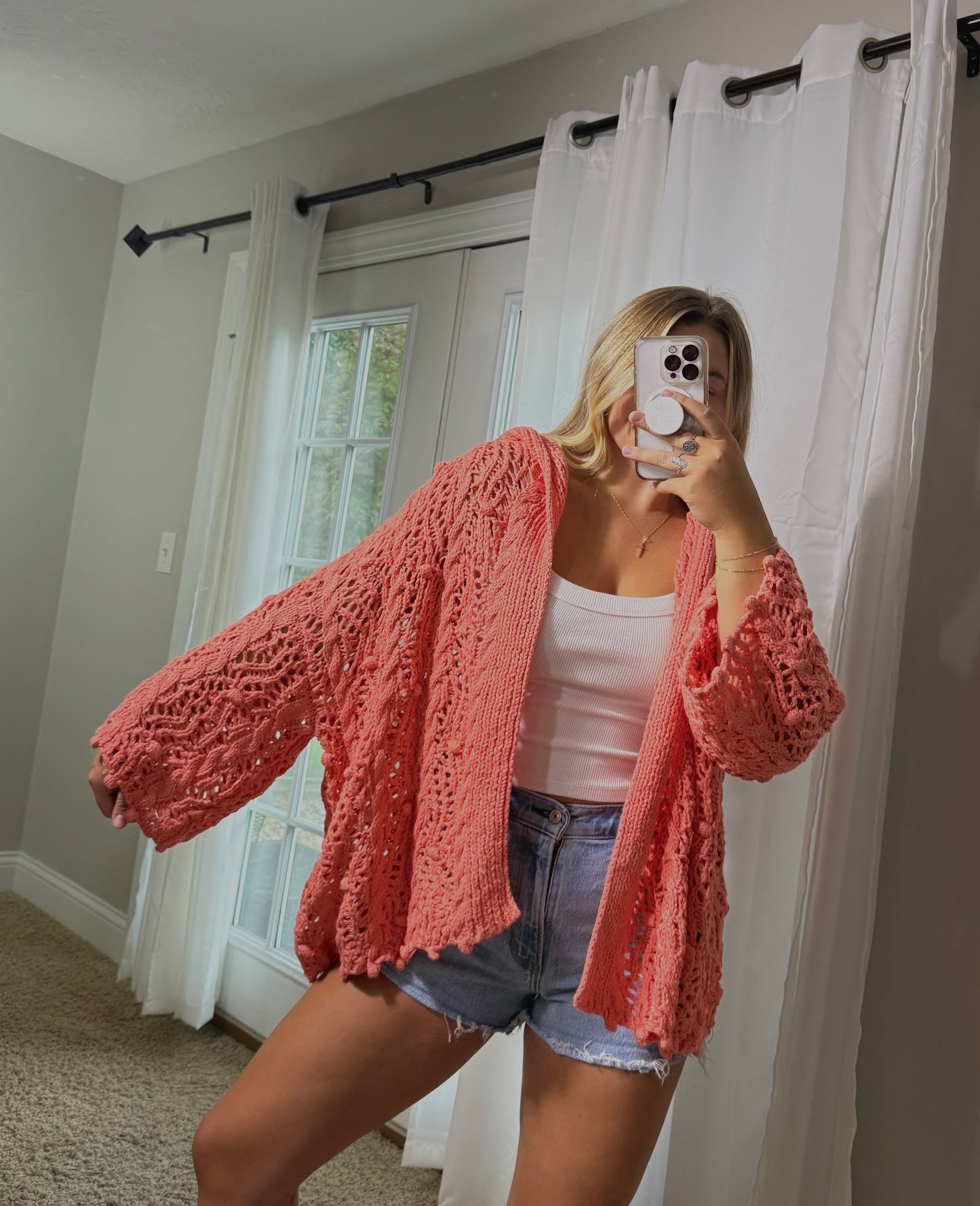 Waverly Open Hooded Cardigan