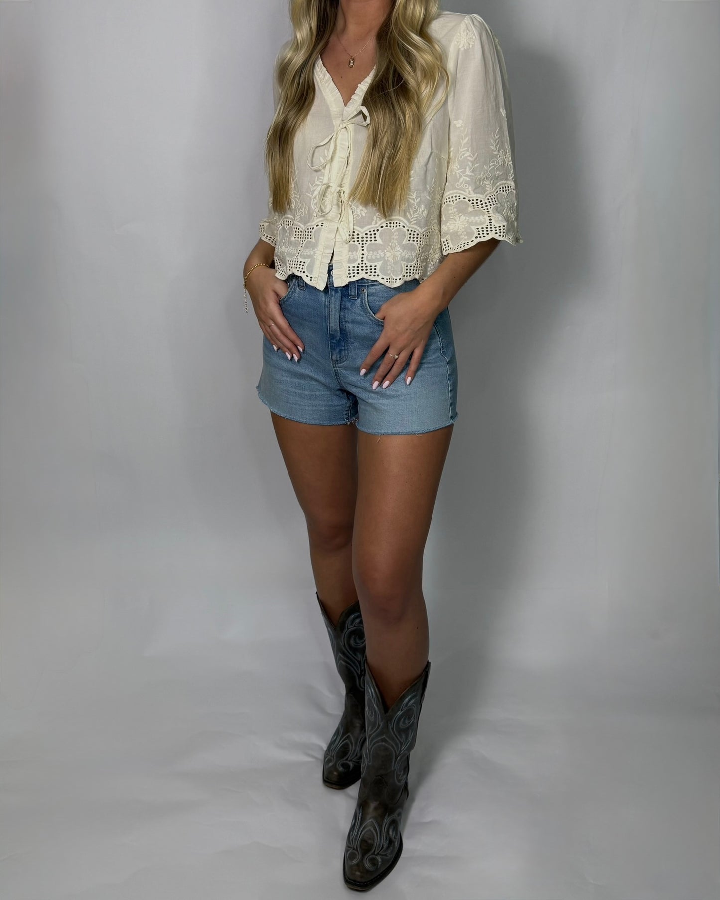 Indy Lace Trim Top