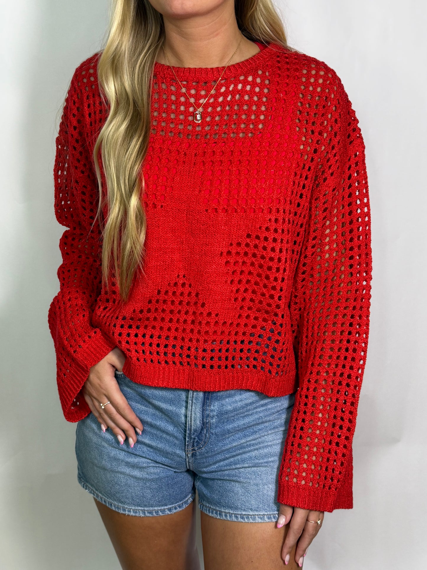Star Spangled Crochet Top