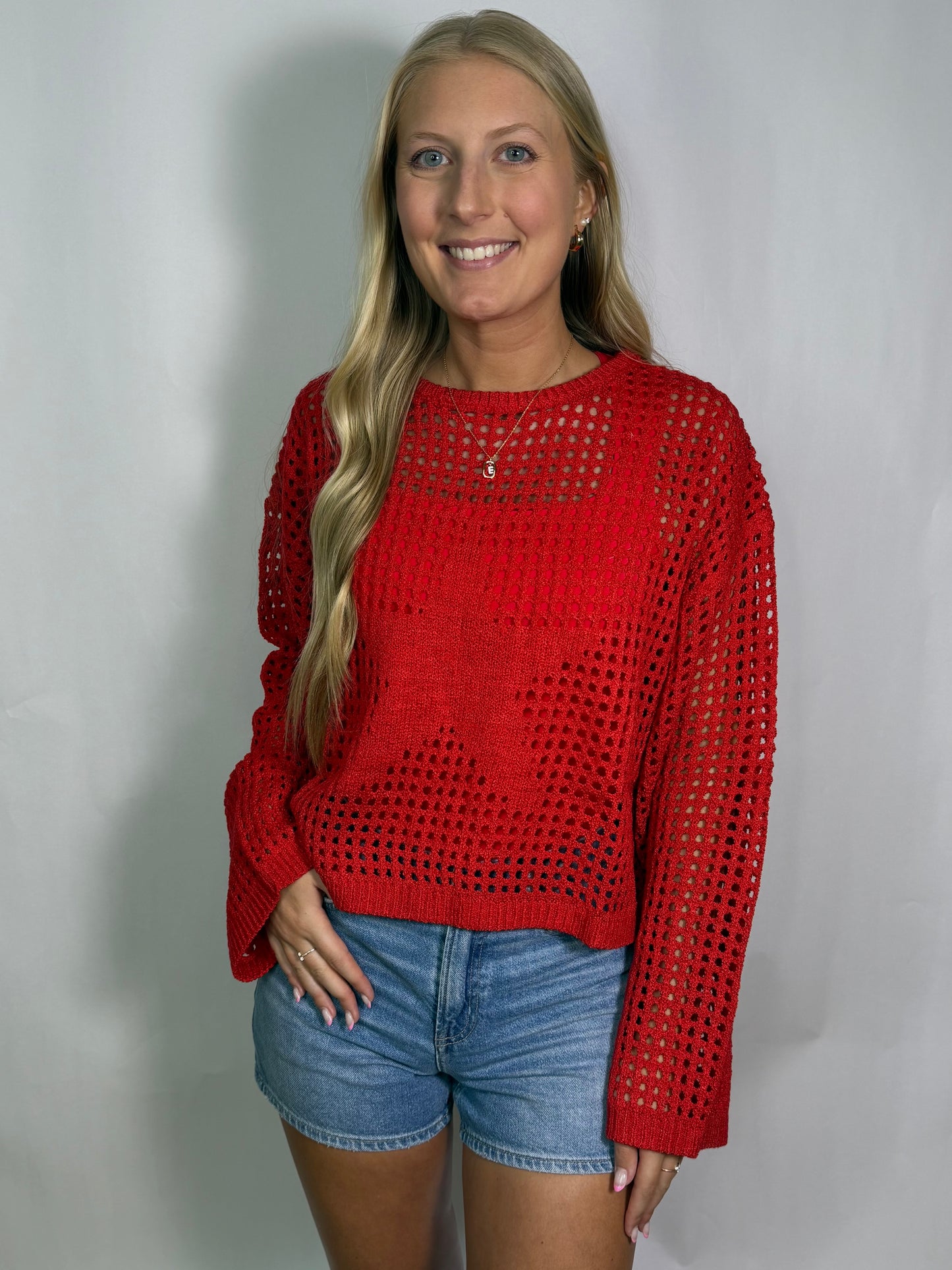 Star Spangled Crochet Top