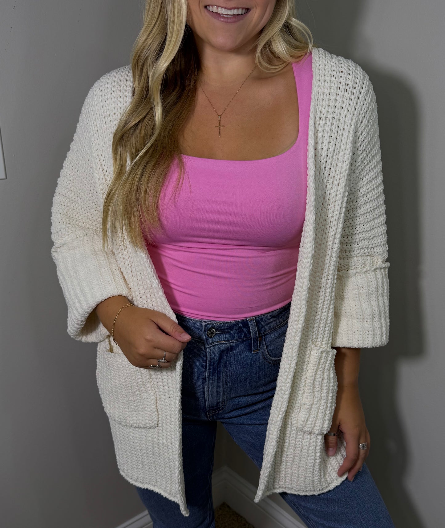 Cream Blakely Cardigan