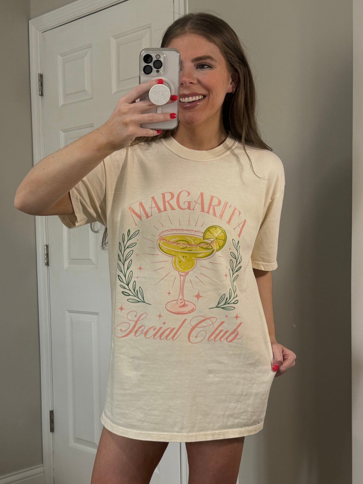 ‘Margarita Social Club’ Graphic Tee | Ivory