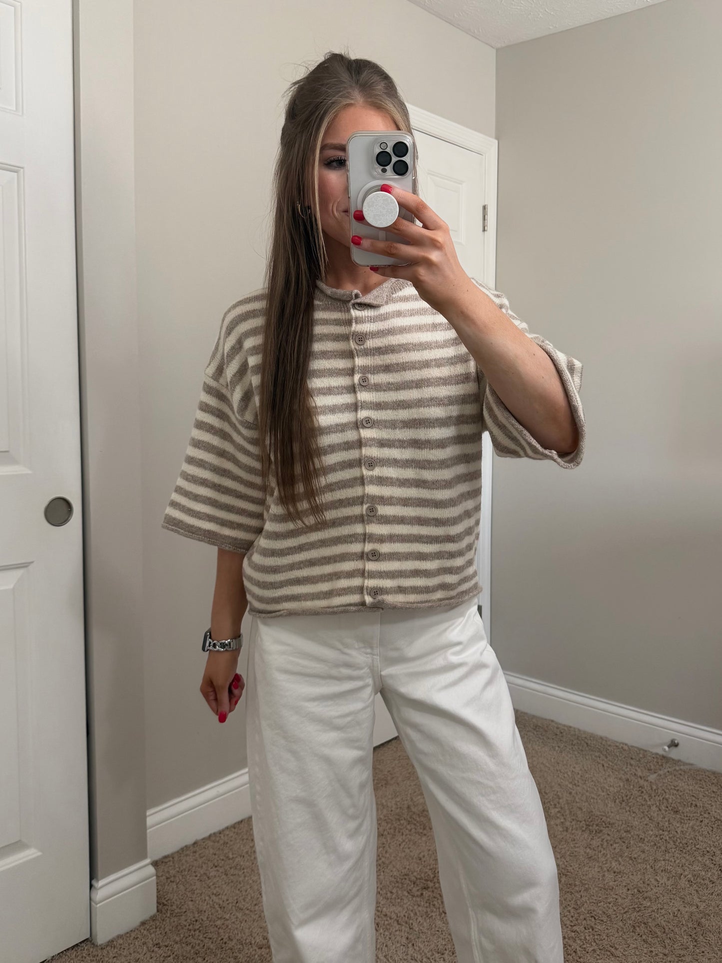 Upside Quarter Sleeve Cardigan