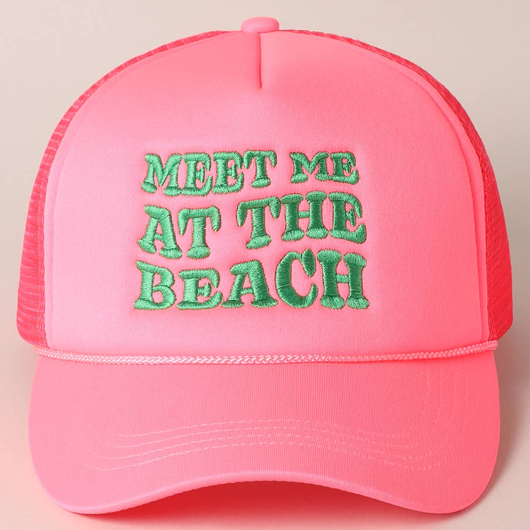 Meet Me At Beach Trucker Hat