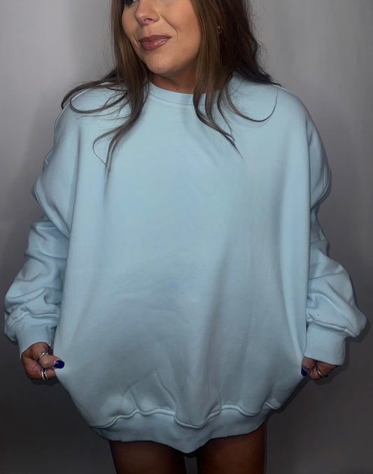 Blank Blue Crewneck