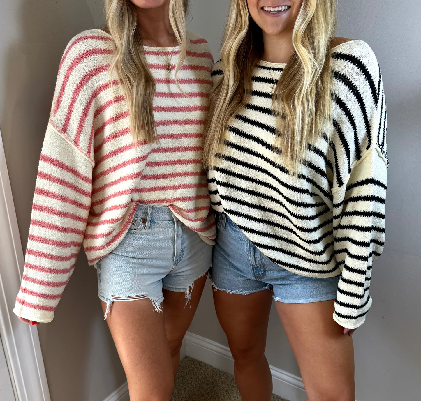 Next In Line Sweater | Rose
