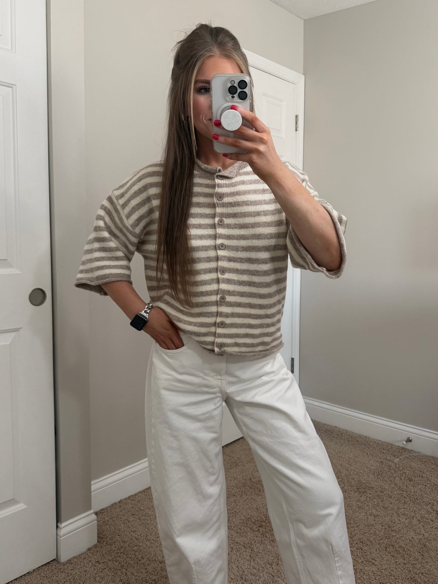 Upside Quarter Sleeve Cardigan