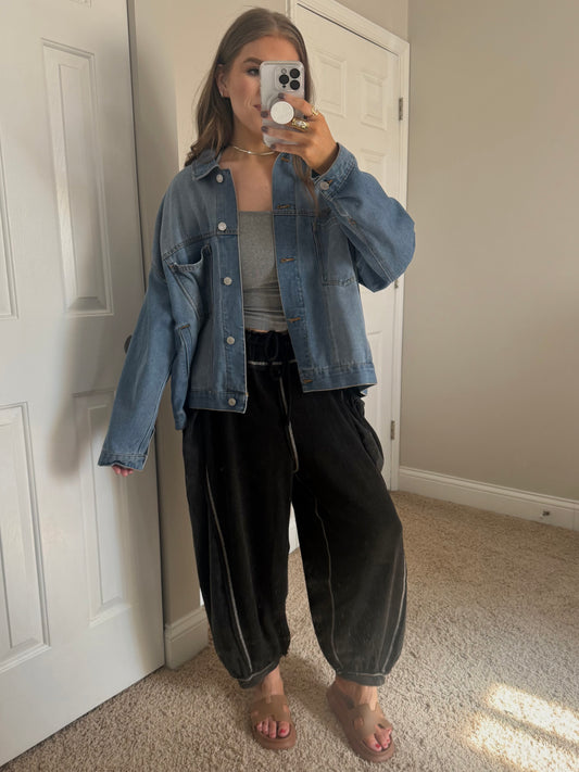 Double Gauze Balloon Pants