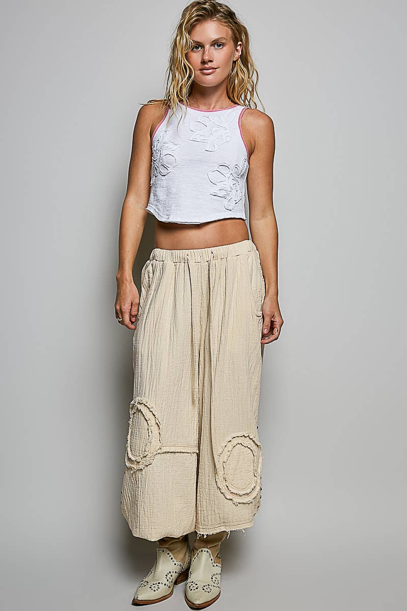 Carrie Textured Tank | Cream