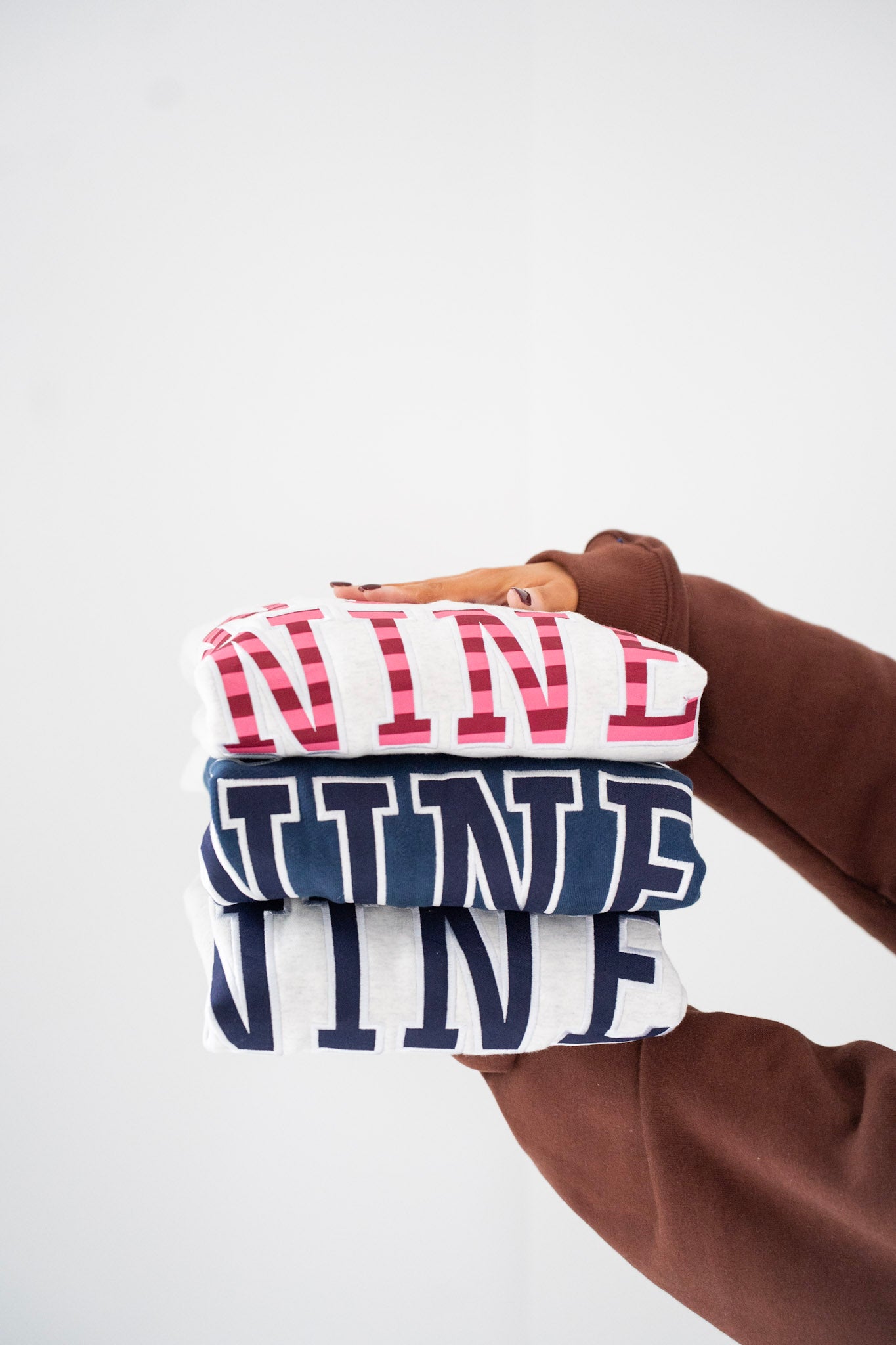 PREORDER - TwentyNine Mockneck | Pink/Burgundy Striped