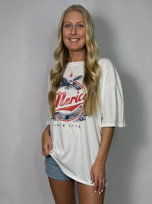 Merica Oversized Tee