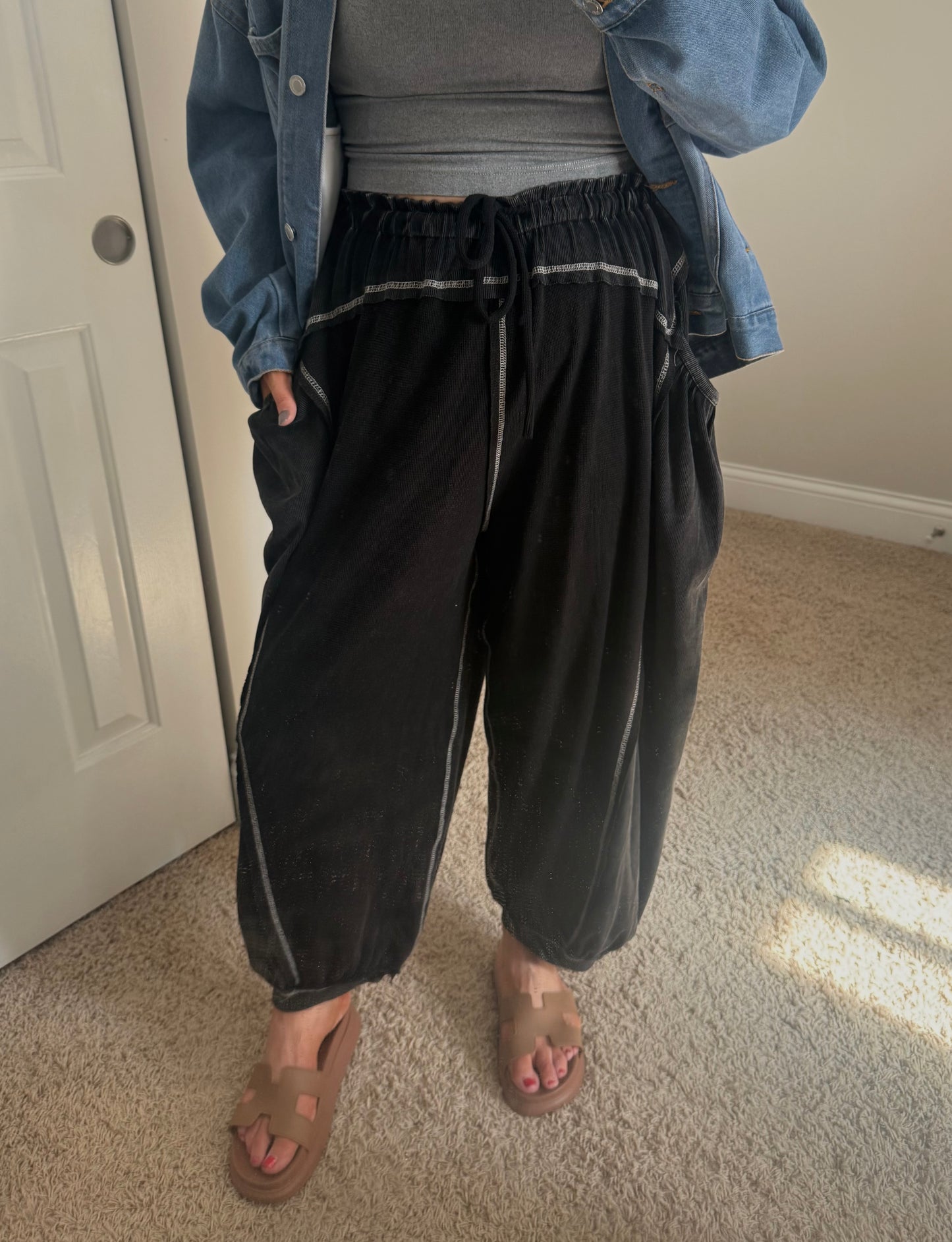 Double Gauze Balloon Pants