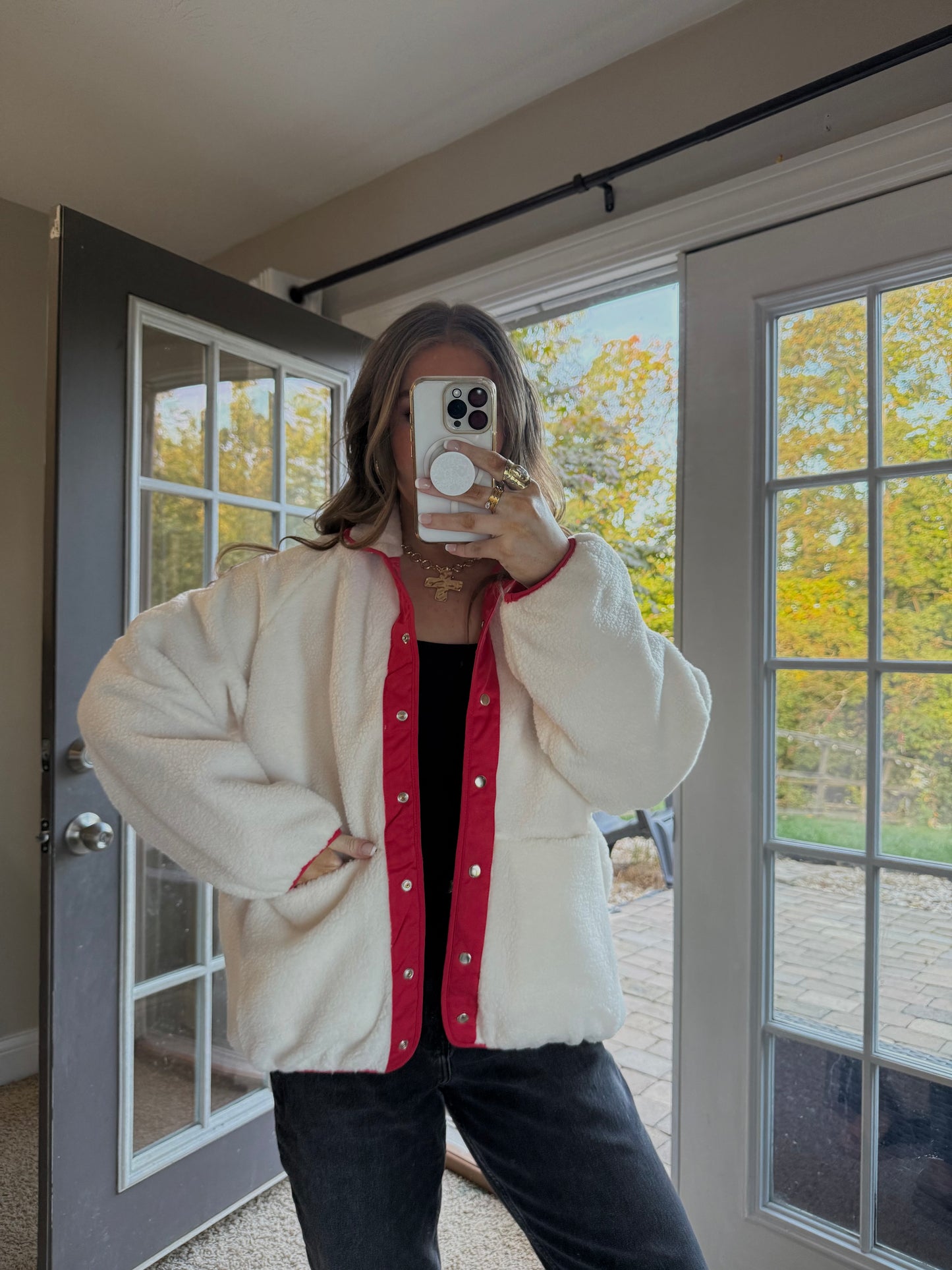 REVERSIBLE Sherry Sherpa Jacket