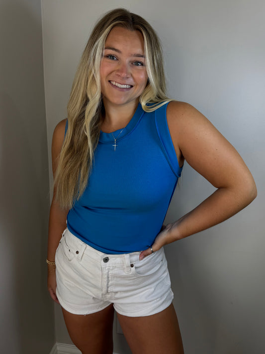 Hannah Ribbed Tank Top