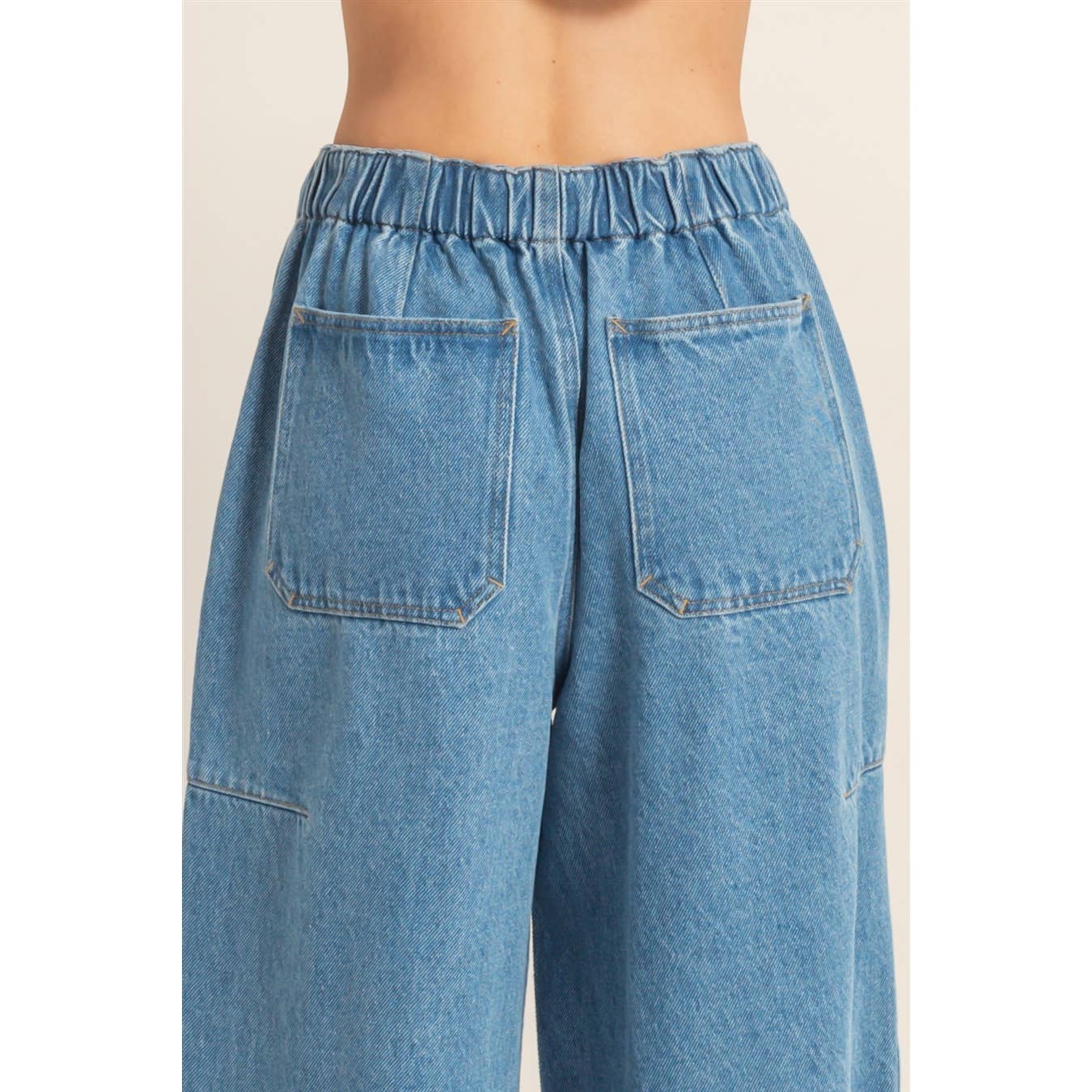 Luna Wide Leg Denim Pants