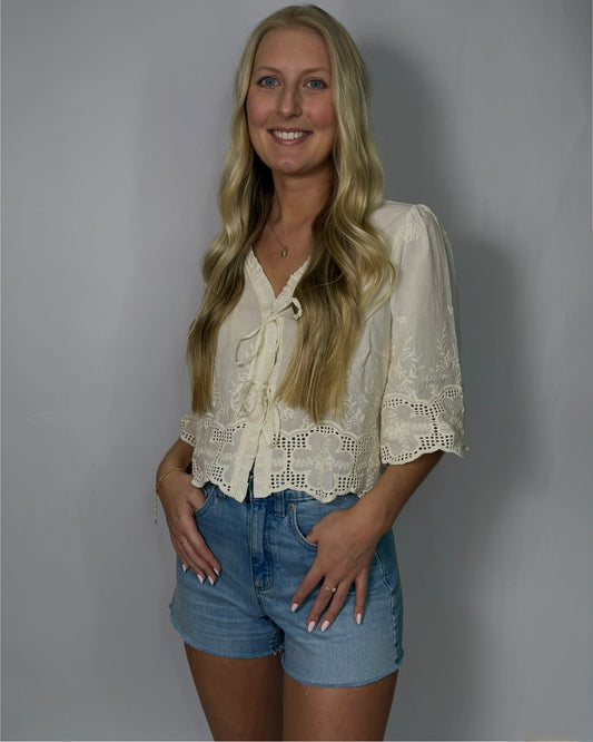 Indy Lace Trim Top