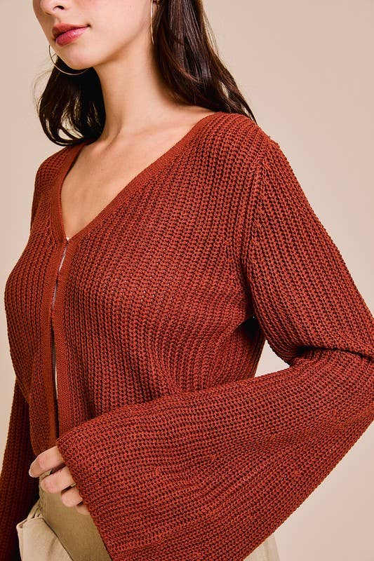 Bell Sleeve Cardigan