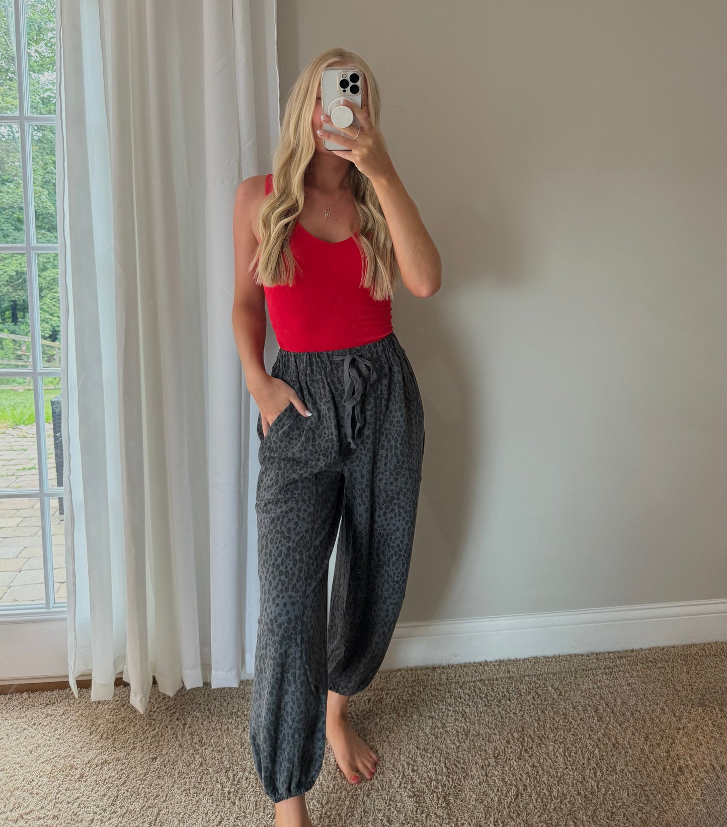 Run Wild Leopard Joggers