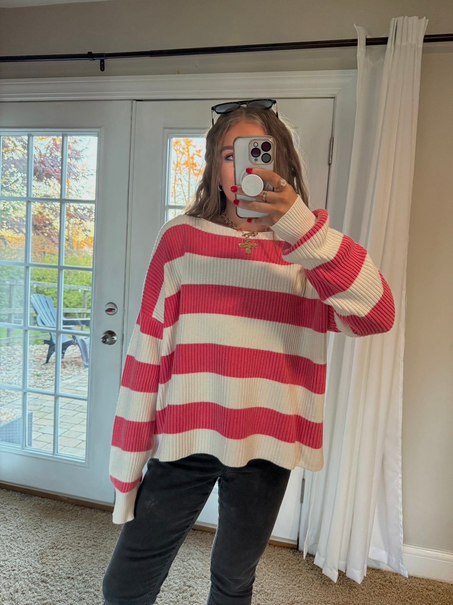 The Best Time Sweater | Pink