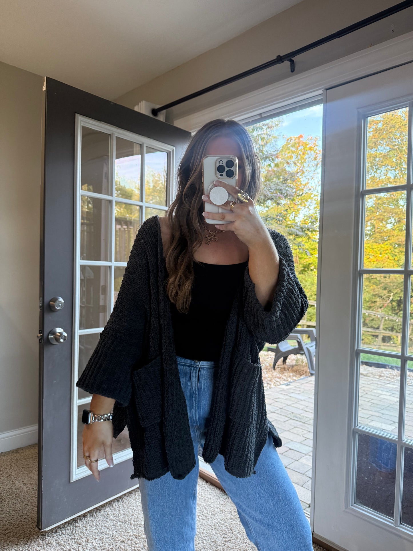 Blakely Cardigan | Charcoal