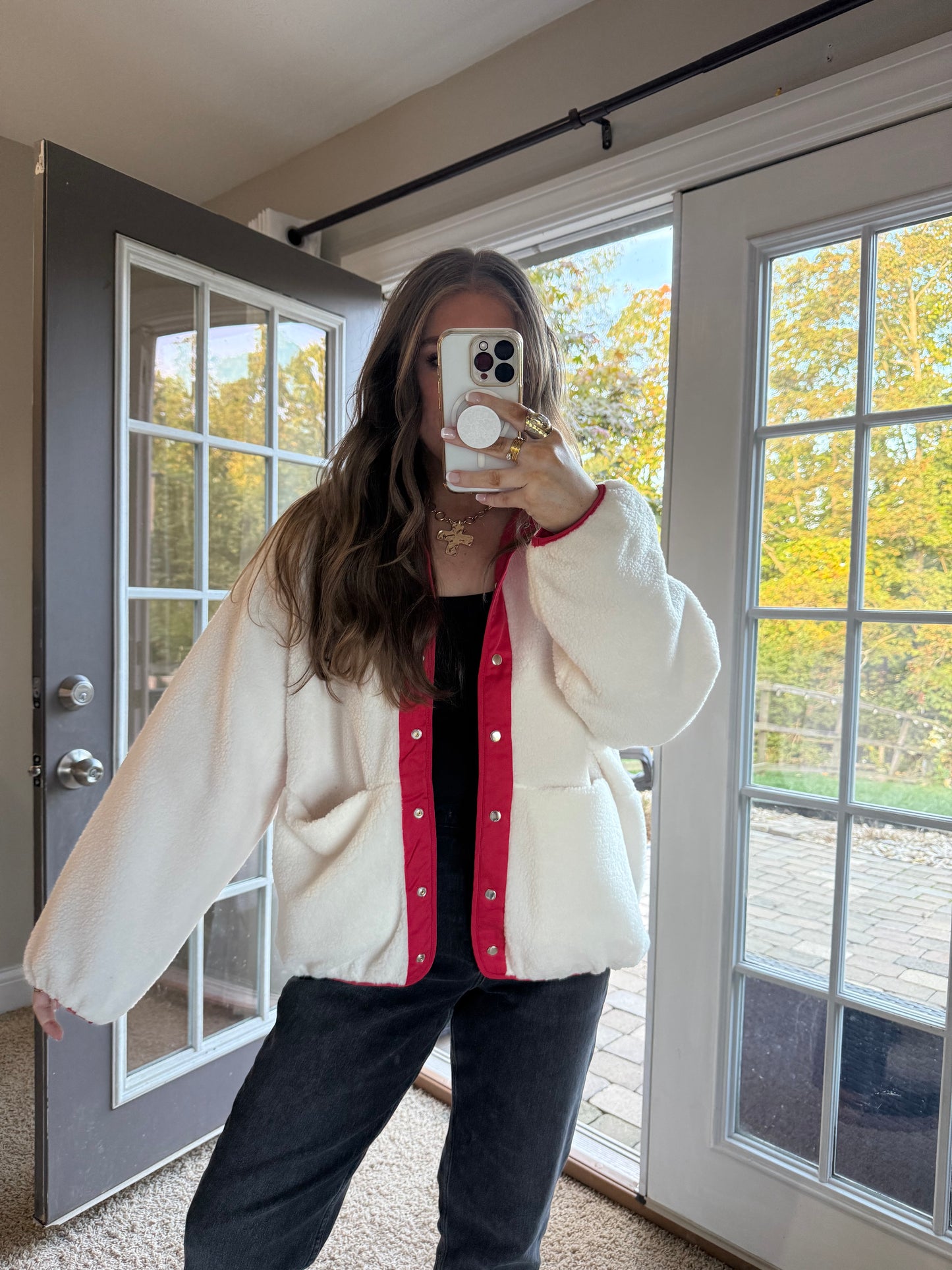 REVERSIBLE Sherry Sherpa Jacket