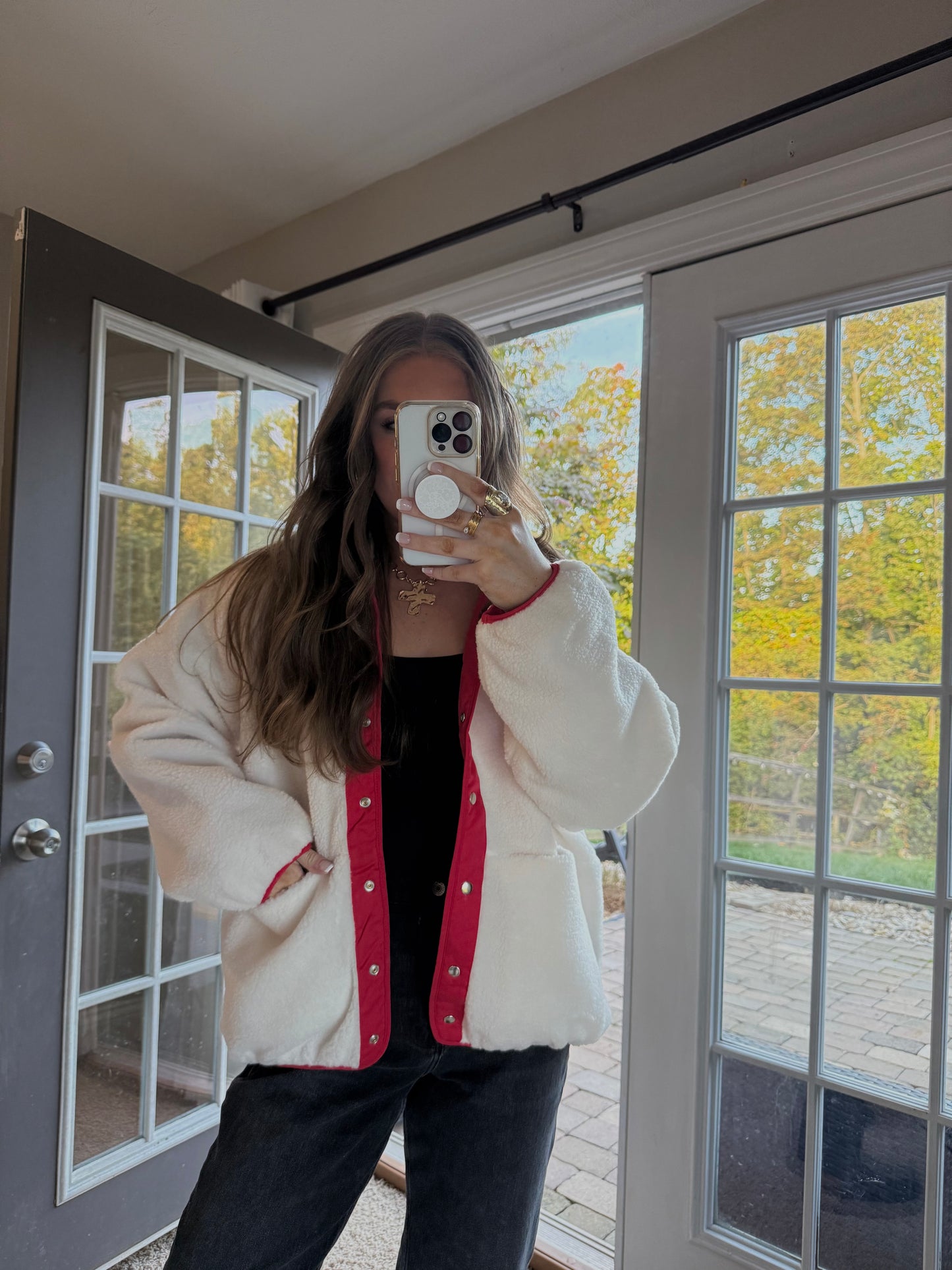 REVERSIBLE Sherry Sherpa Jacket