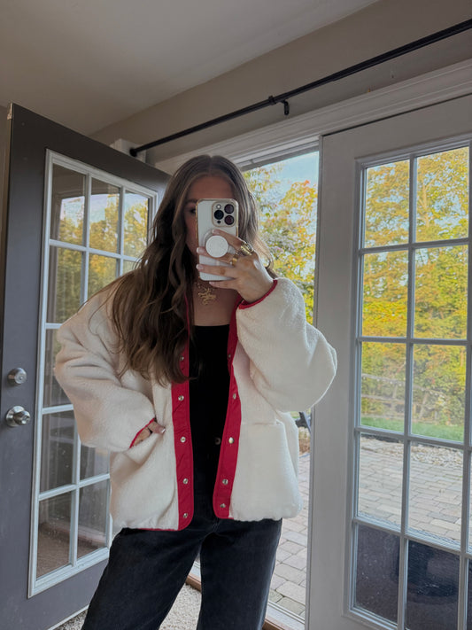 REVERSIBLE Sherry Sherpa Jacket