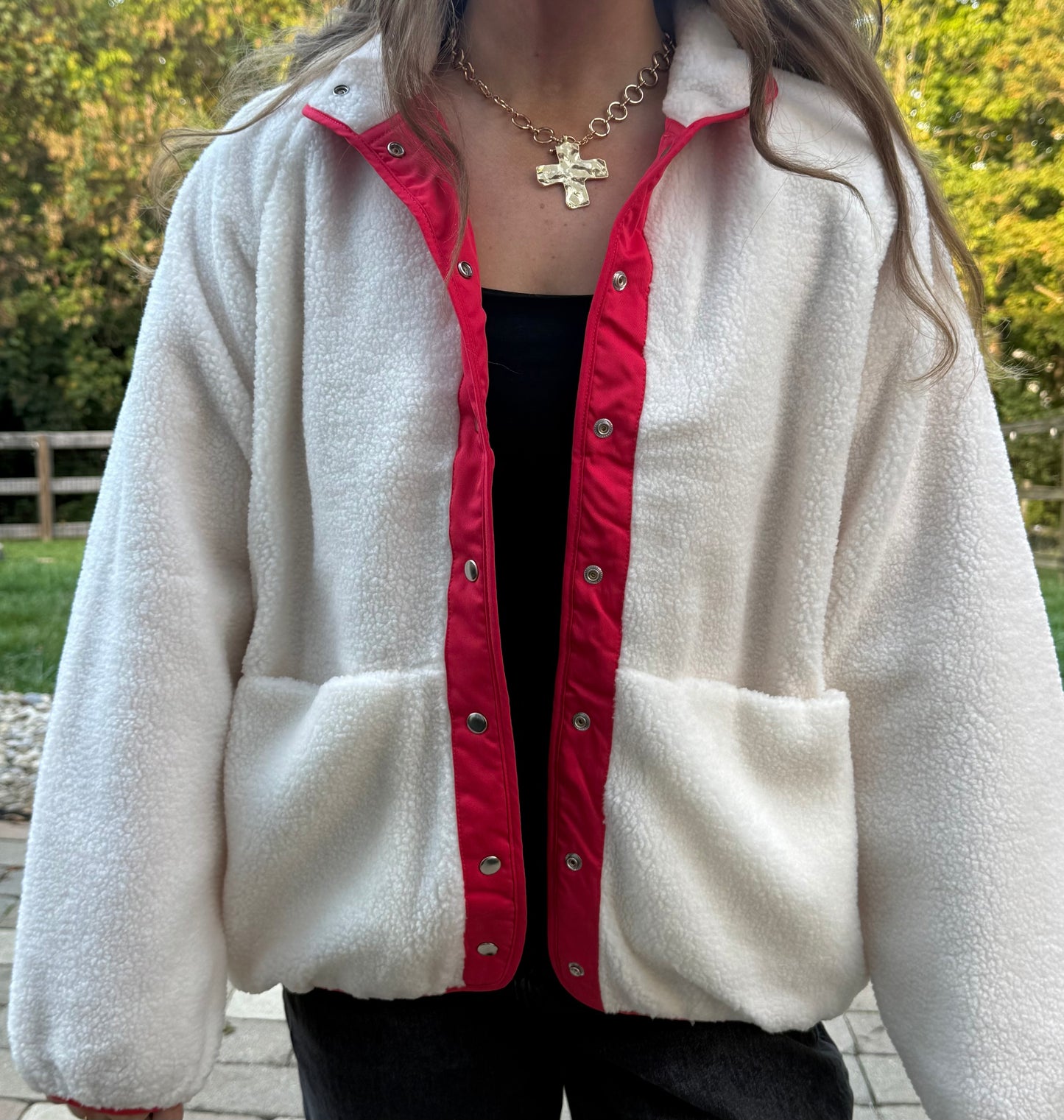 REVERSIBLE Sherry Sherpa Jacket