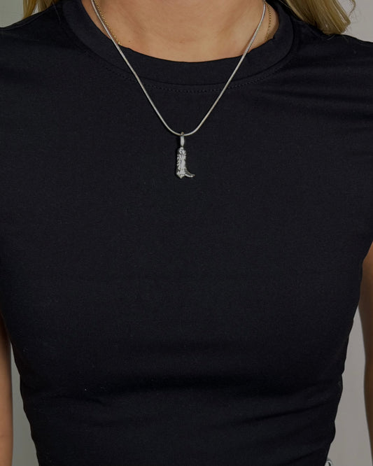 Cowboy Boot Necklace