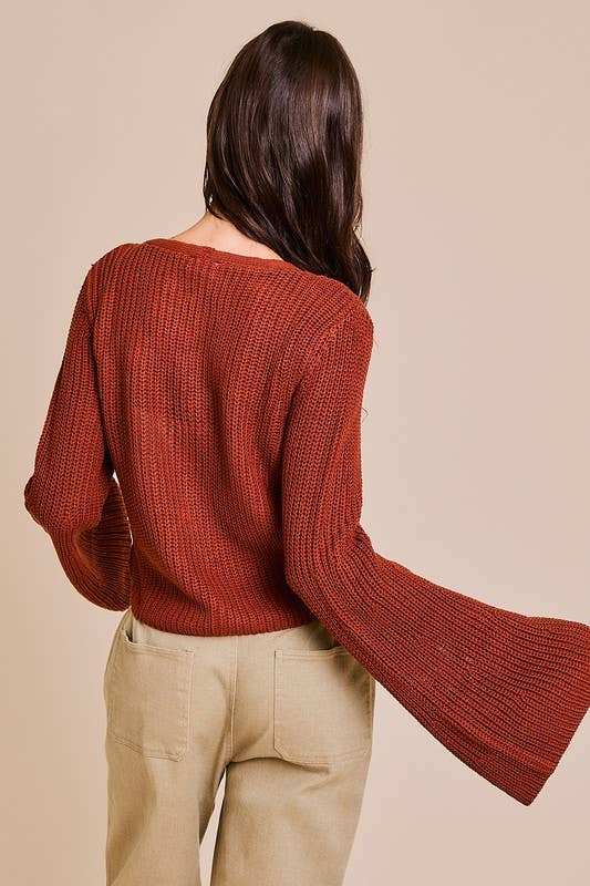 Bell Sleeve Cardigan