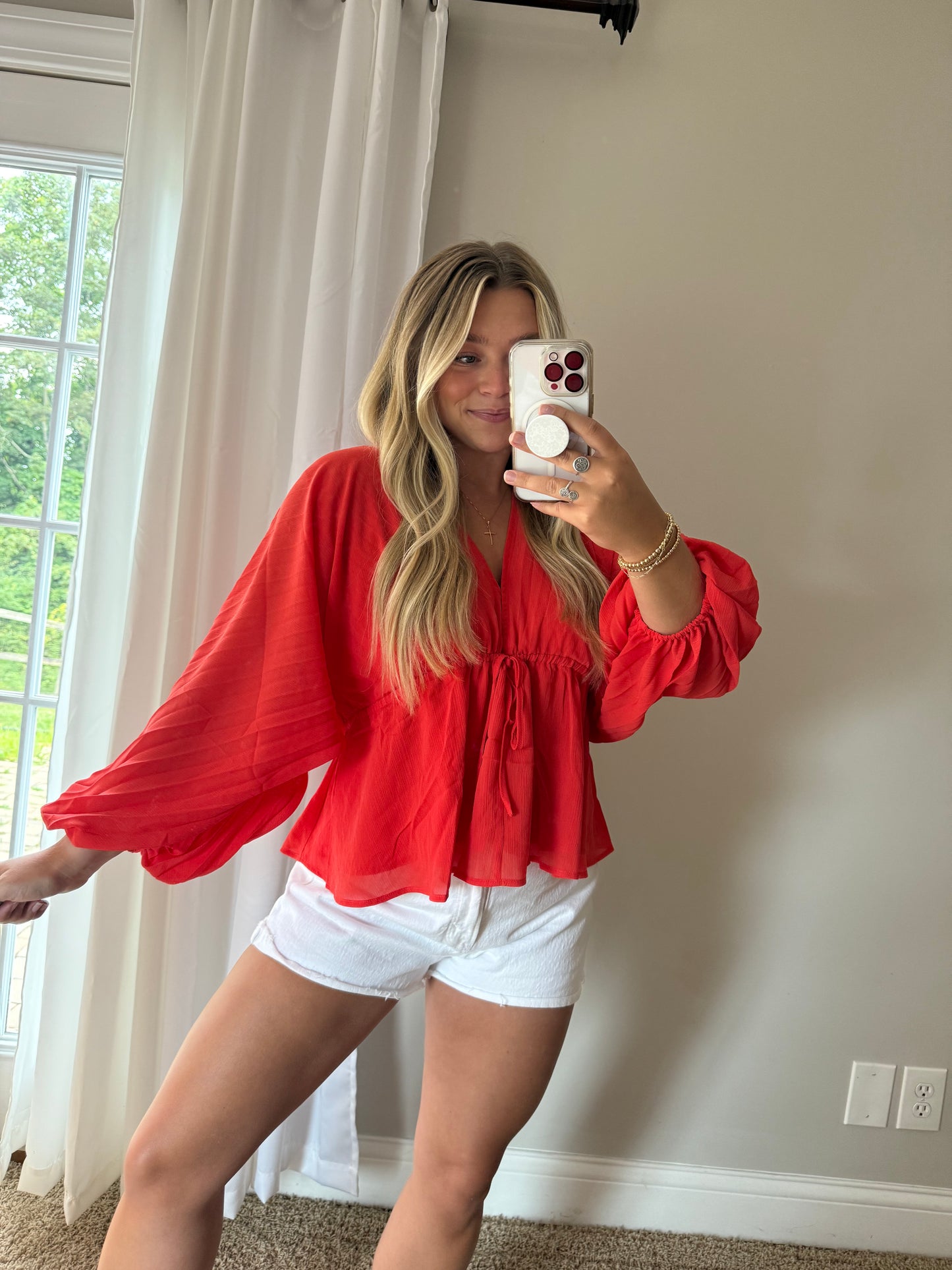 Cherry Skies Blouse