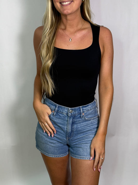 Black Jax Square Neck Tank