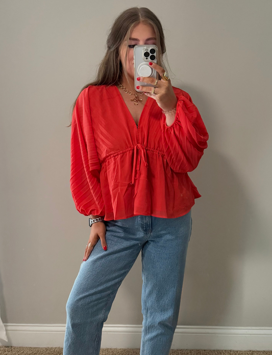 Cherry Skies Blouse