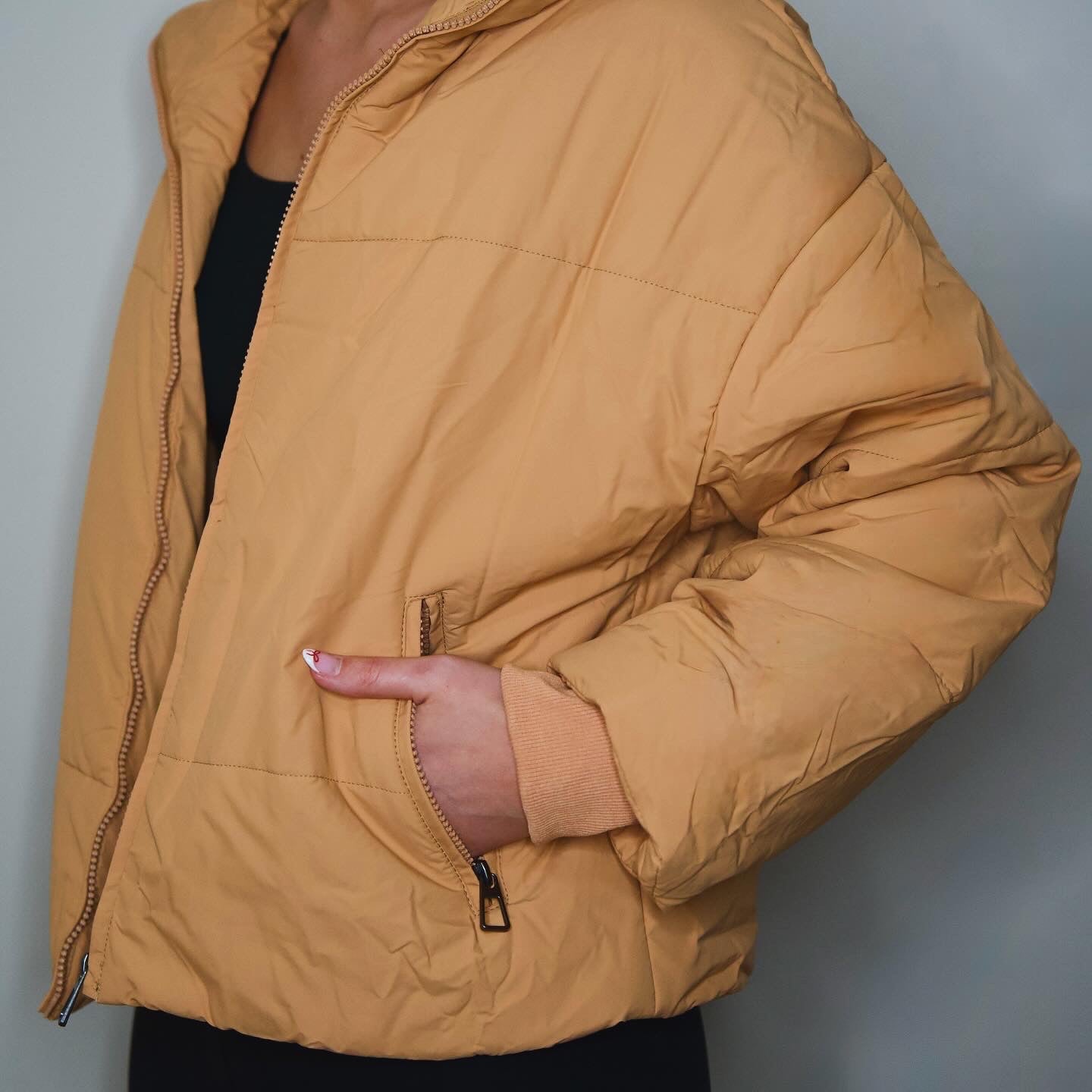 Sherbet Puffer Jacket