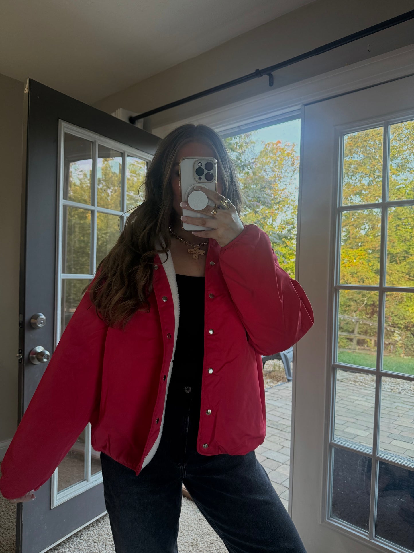 REVERSIBLE Sherry Sherpa Jacket