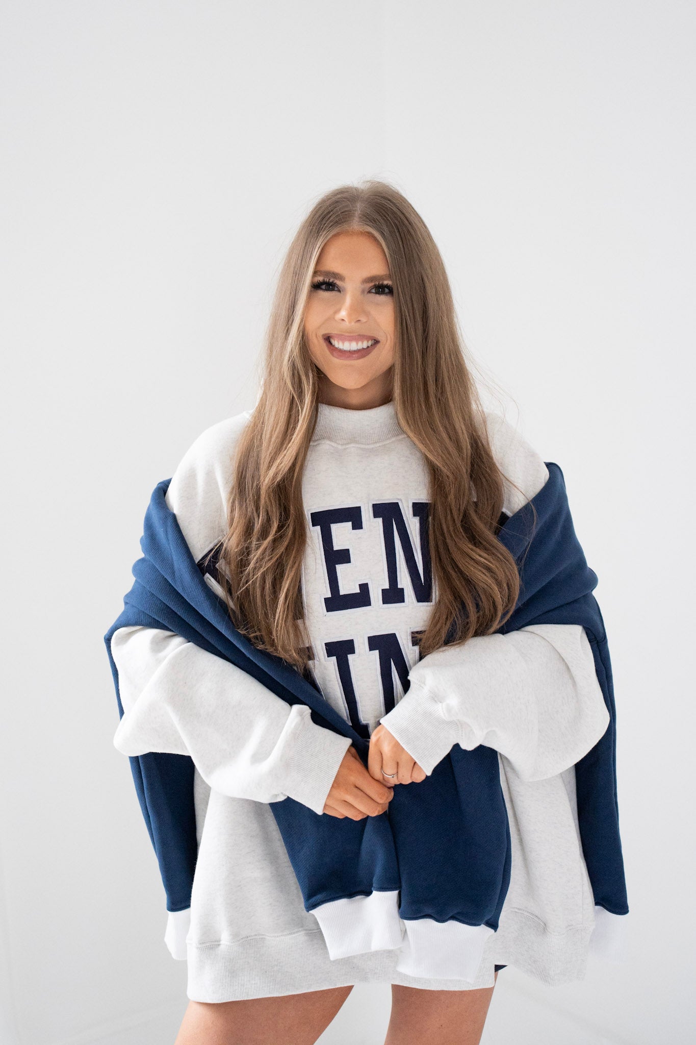 PREORDER - TwentyNine Mockneck | Ash/Navy