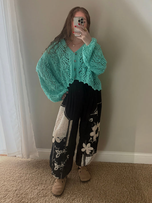Printed Peace Joggers