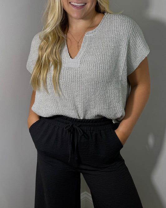 Bone Timeless Short Sleeve Top