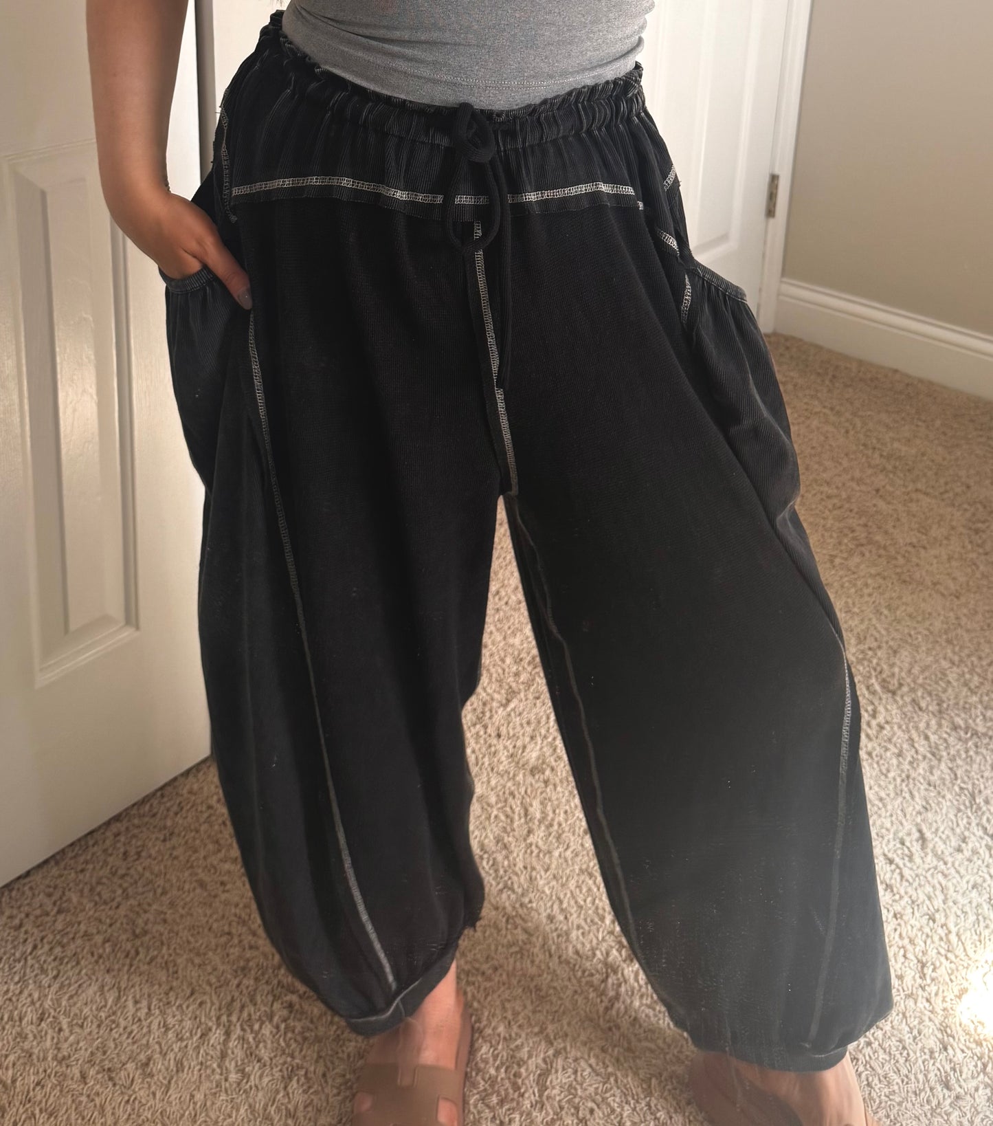Double Gauze Balloon Pants