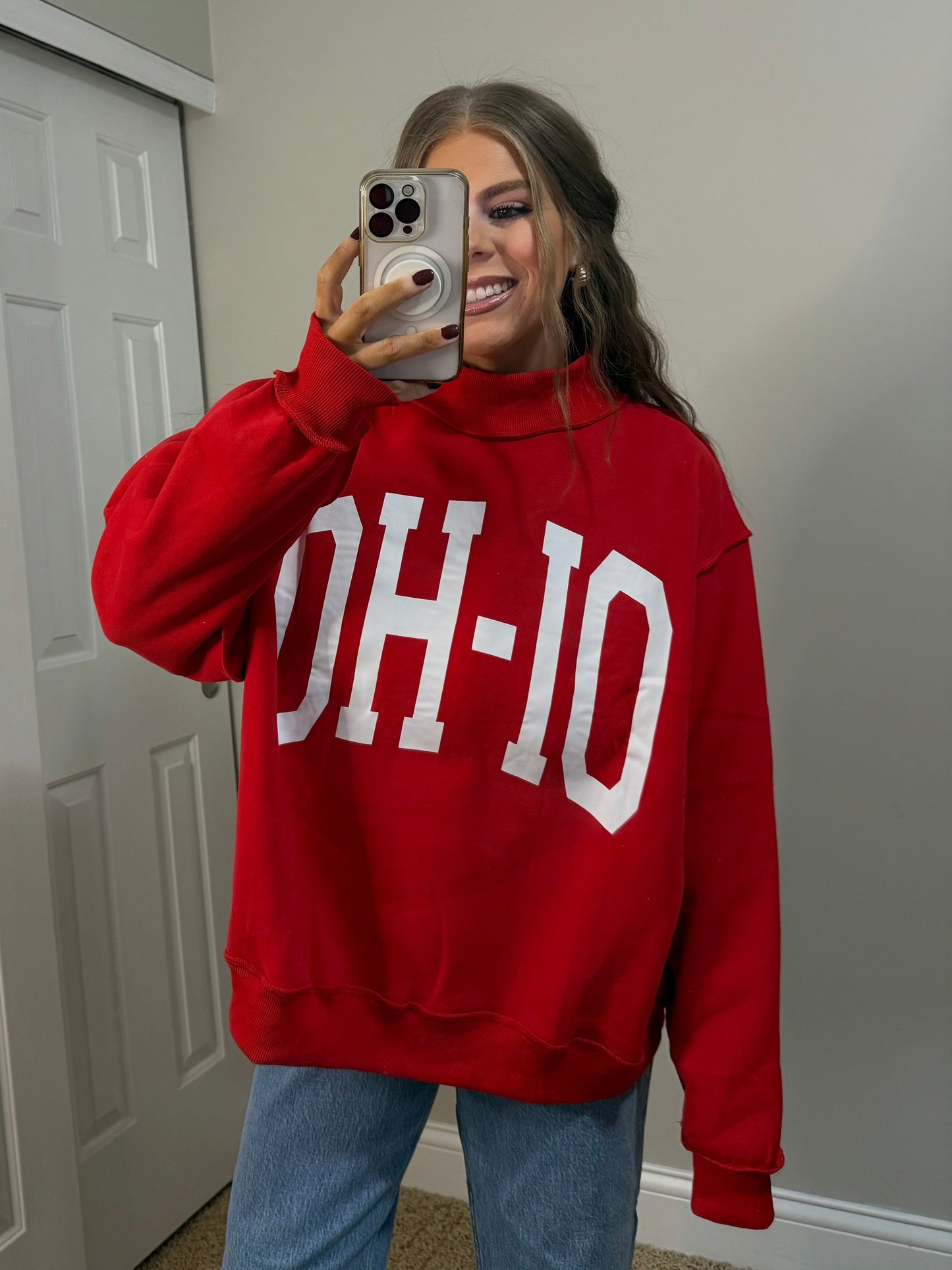 RED Reversible Mockneck | Ohio/OH