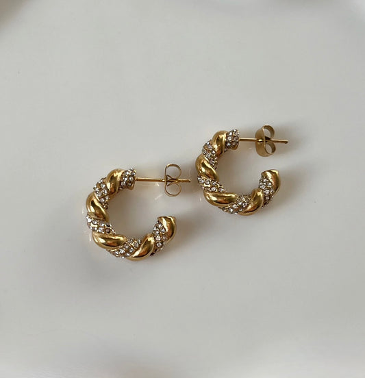 Cindy Twisted Hoops